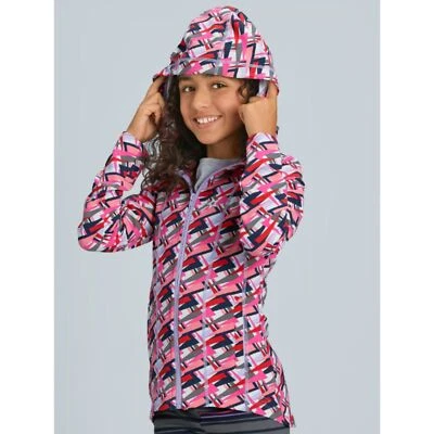 American Girl Pink Girls Feeling Fierce Hooded Full Zip Jacket Coat Size S (7-8) - Image 1 of 4