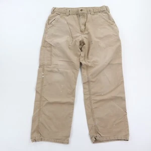 Carhartt B151 Pants Mens 36 x 30 Original Dungaree Duck Canvas Workwear Grunge - Imagen 1 de 12