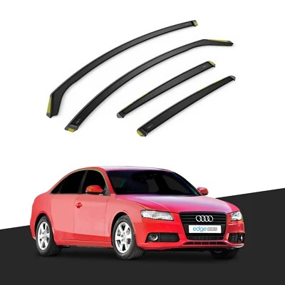 Audi A4 B8 2009-2015 4 Door Saloon Wind Deflectors 4pc Tinted - Image 1 of 4