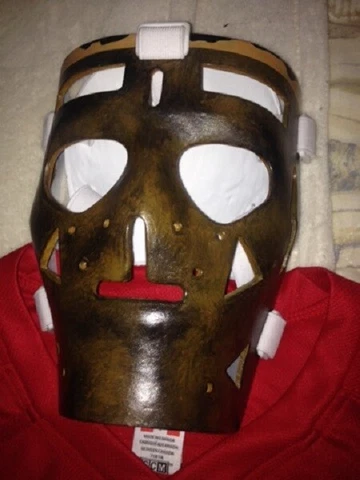 NHL HOCKEY GOALIE MASK HELMET VINTAGE Terry Sawchuk Detroit Red Wings Cover