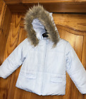 Mintini Coat Aged 4 Years Boys Pale Blue Baby Blue Jacket