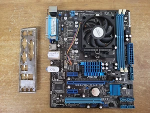 *** Carte mère ASUS M5A78L-M LX V2 socket AM3+ Athlon II X2 250 - tested - Afbeelding 1 van 2
