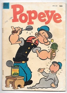 #28 Popeye 1954 VG Comic - Picture 1 of 2