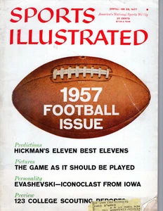 September 23, 1957 SPECIAL Football Issue SPORTS ILLUSTRATED  - Picture 1 of 1