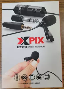 Mini micrófono de solapa con clip BOYA XPIX de 3,5 mm para grabación de PC de teléfono móvil - Imagen 1 de 3