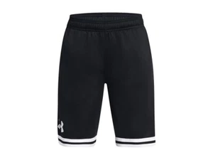Under Armour Boys Black Perimeter Basketball Shorts 8" Loose Fit Size YL NWT - Picture 1 of 8