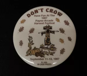 1997 Payne - Arcade Harvest Festival St. Paul Minnesota Pin Back Button - Bild 1 von 2