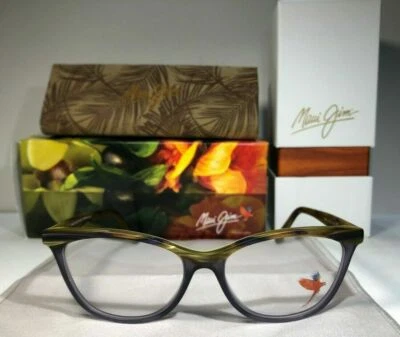 Maui Jim MJO2111-56A Matte Purple Yellow Pearl and Lavender Eyeglasses 52-16-135 - Image 1 of 4