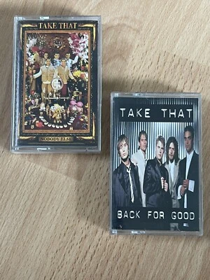 Take That - Nobody Else Cassette Album & Back For Good Cassette Single Bundle - Image 1 of 4