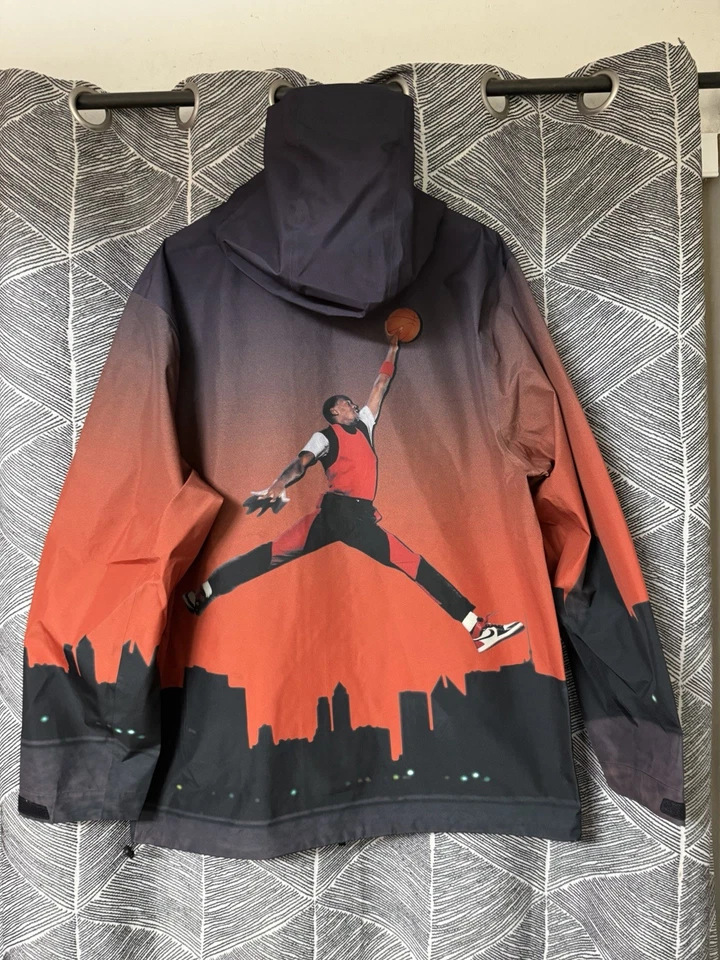 Jaqueta de chuva solta Nike Air Jordan Skyline GORE-TEX HF9285-010 masculina tamanho grande - Imagem 1 de 4
