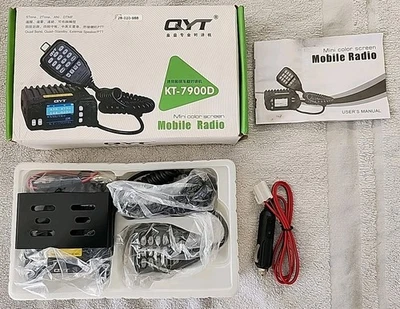 Radio FM Walkie Talkie KT-7900D 25W Banda Cuádruple 144/220/350/440MHz Walkie Talkie KT7900D Coche Foto 1 de 4