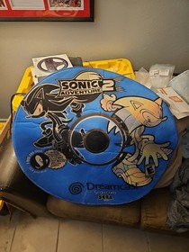 Sonic Adventure 2 (Sega Dreamcast, 2001) custom Disc rug