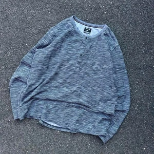 Camisa de manga larga Hurley Henley blanca y negra para hombre XL - Imagen 1 de 4