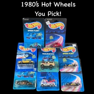 You Pick! Vintage 1980's Hot Wheels New Sealed Many To Choose Bundle and Save! - Picture 1 of 41