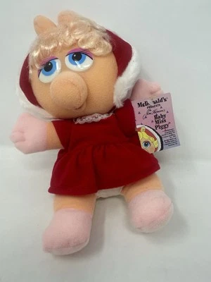 1988, Jim Henson, Muppet Babies, Baby Miss Piggy, 8” Plush. - Image 1 of 4