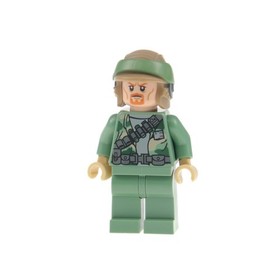 1x Lego Minifigure Star Wars Endor Rebel Trooper Helmet Double Face 75023 sw0507