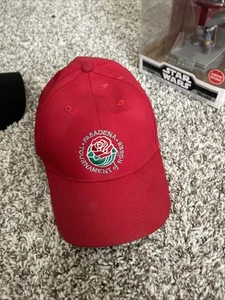 Pasadena Tournament of Roses Strapback Hat Red One Size Adjustable - Picture 1 of 5