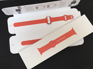 Genuine Apple Watch Sport Band Strap CLEMENTINE 44mm+ Fits 45mm 42mm NEW