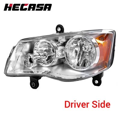Headlight Left Driver For 11-20 Dodge Grand Caravan/08-16 Chrysler Town Country - Image 1 of 4