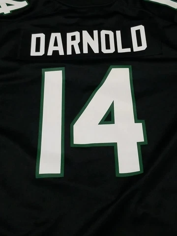 Nike Jersey Mens XL New York Jets Sam Darnold #14 Black Nike On Field NFL Cover