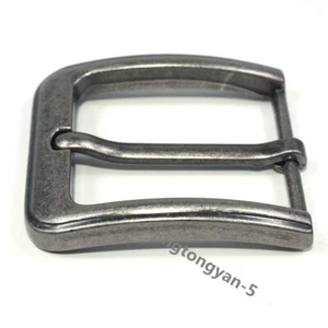 Zinklegierung Gürtelschnalle Herren Zunge Pin Gürtelschnallen passt für 1,5 ZOLL Gürtel - Bild 1 von 5