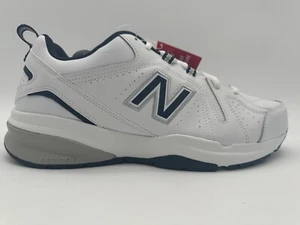 Nueva Zapatilla Deportiva BALANCE 608 ENTRENAMIENTO TALLA 11 D Para Hombre Informal BLANCA AZUL MARINO MX608V5 - Imagen 1 de 7