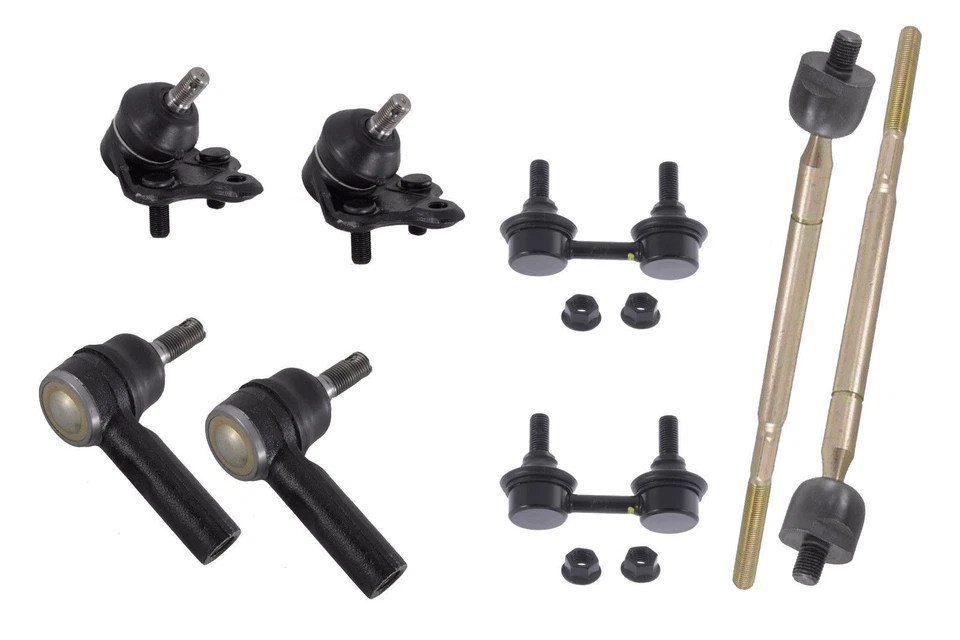 Kit de suspensión y dirección barra estabilizadora eslabones rótulas barras de amarre delanteras interiores exteriores  Foto 1 de 1