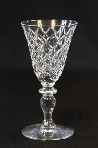 HAWKES Crystal DELFT DIAMOND Pattern 5 3/8" Claret Wine Glasses (EVT) - Picture 1 of 13