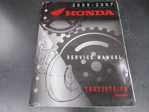 05/07 Honda TRX250 Service Shop Manual Repair Book #61HM852 - Bild 1 von 4