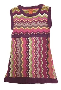 Missoni For Target Collab Girls Sweater Dress Zig Zag Small Chevron - Picture 1 of 4