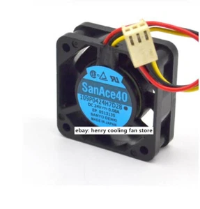 SANYO Fan 109P0424H7D28 DC 24V 0.08A 40x40x15mm Inverter / Fanuc Cooling Fan - Picture 1 of 4