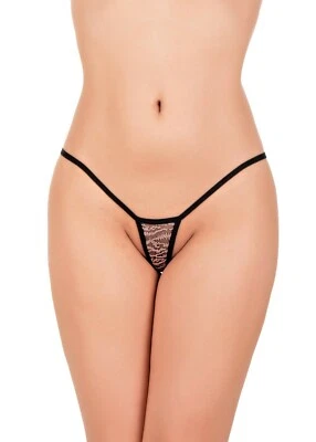 Micro String Spitze Sexy Dessous Damen Made in Europe Neu, S M L XL XXL XXXL - Bild 1 von 2