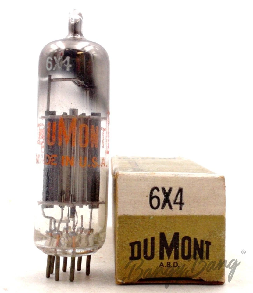 Válvula de tubo de vacío de audio rectificador de onda completa DuMont 6X4/6Z31/EZ90/CV493 - Bangyban Foto 1 de 1