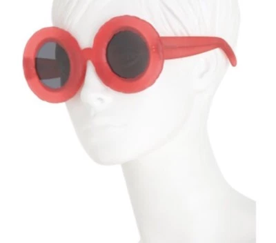 GAFAS DE SOL JEREMY SCOTT LINDA FARROW REDONDAS JS PISCINA ROJO MANDARINA CHIC JAPÓN NUEVAS Foto 1 de 4