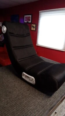 Silla Gaming Plegable X Rocker Audio Negra Sonido Envolvente Foto 1 de 3