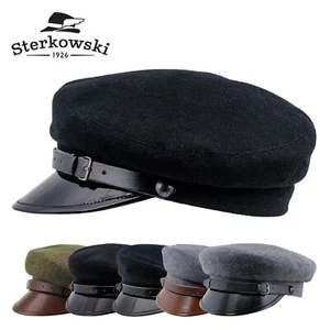 Sterkowski DANUBE MOD 1 Wool Fiddler Cap Peaked Vintage Elegant Newsboy - Picture 1 of 22