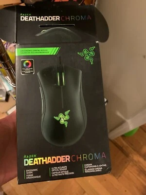 Razer DeathAdder Chroma - Multi-Color Ergonomic Gaming Mouse - 10,000 DPI Sensor - Image 1 of 2