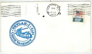 USA Space Skylab 1 1973 Naval Recovery Ship Cachet USNS VANGUARD - Bild 1 von 1