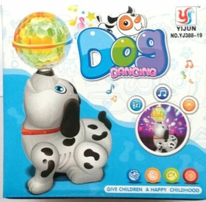 NEW DANCING DOG WITH BALL 360 ROTATION FANTASY PROJECTION LIGHTS TOY BEST GIFT - Picture 1 of 2