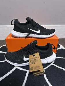 Nike Free Run 5.0 Black White - Picture 1 of 7