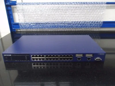 Netgear ProSafe 24 Port L2 Man Switch W  2 Gig FSM726S - Image 1 of 3
