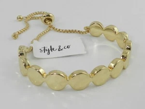 Style & Co Hammered Bolo Bracelet - Picture 1 of 3