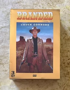 BRANDED Season One 1 Chuck Connors : 16 Episodes 2007 3-DVD Set Slipcase VG+/VG - Picture 1 of 11