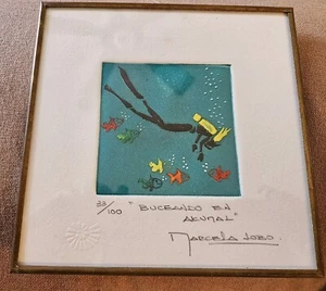 painting diving in akunal numbered from marcela jobo - Picture 1 of 7