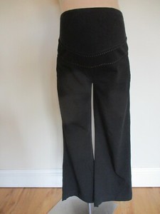maternity black bootcut trousers