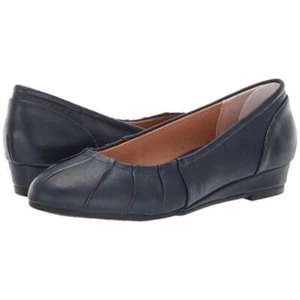 Marcie Navy Me Too Wedge Flat I-1-112432 - Picture 1 of 10