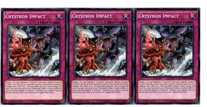 Yugioh- 3X Crystron Impact - Common - 1st Edition - INOV-EN072 - Near Mint - Picture 1 of 1