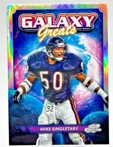 2024 Topps Chrome Cosmic Mike Singletary #GG-20 Galaxy Greats - Bears - Picture 1 of 2