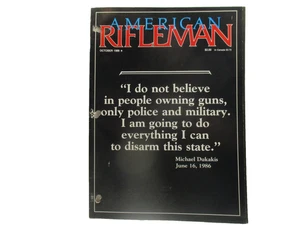 Oct 1988  American Rifleman NRA  Magazine Handgun Shotgun Hunting  Camouflage - Picture 1 of 1