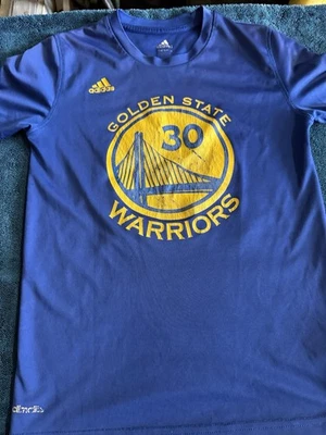 Camiseta Adidas Stephen Curry Golden State Warriors Juvenil Talla Pequeña Azul #30 Foto 1 de 4
